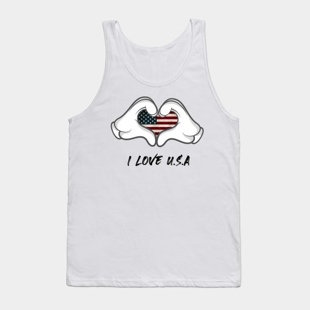 i love usa Tank Top by yassinnox